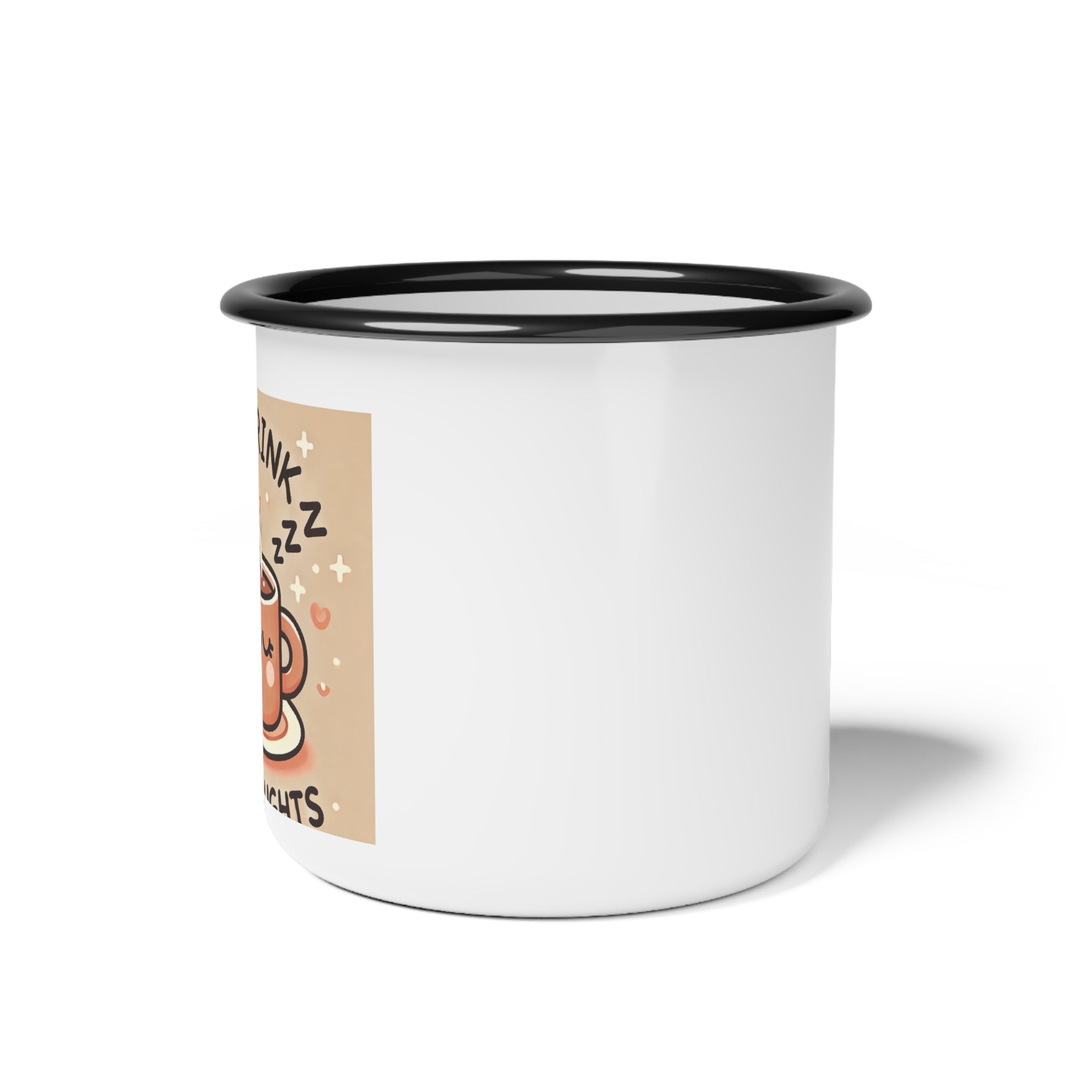 warm sweater vibe Enamel Camp Cup