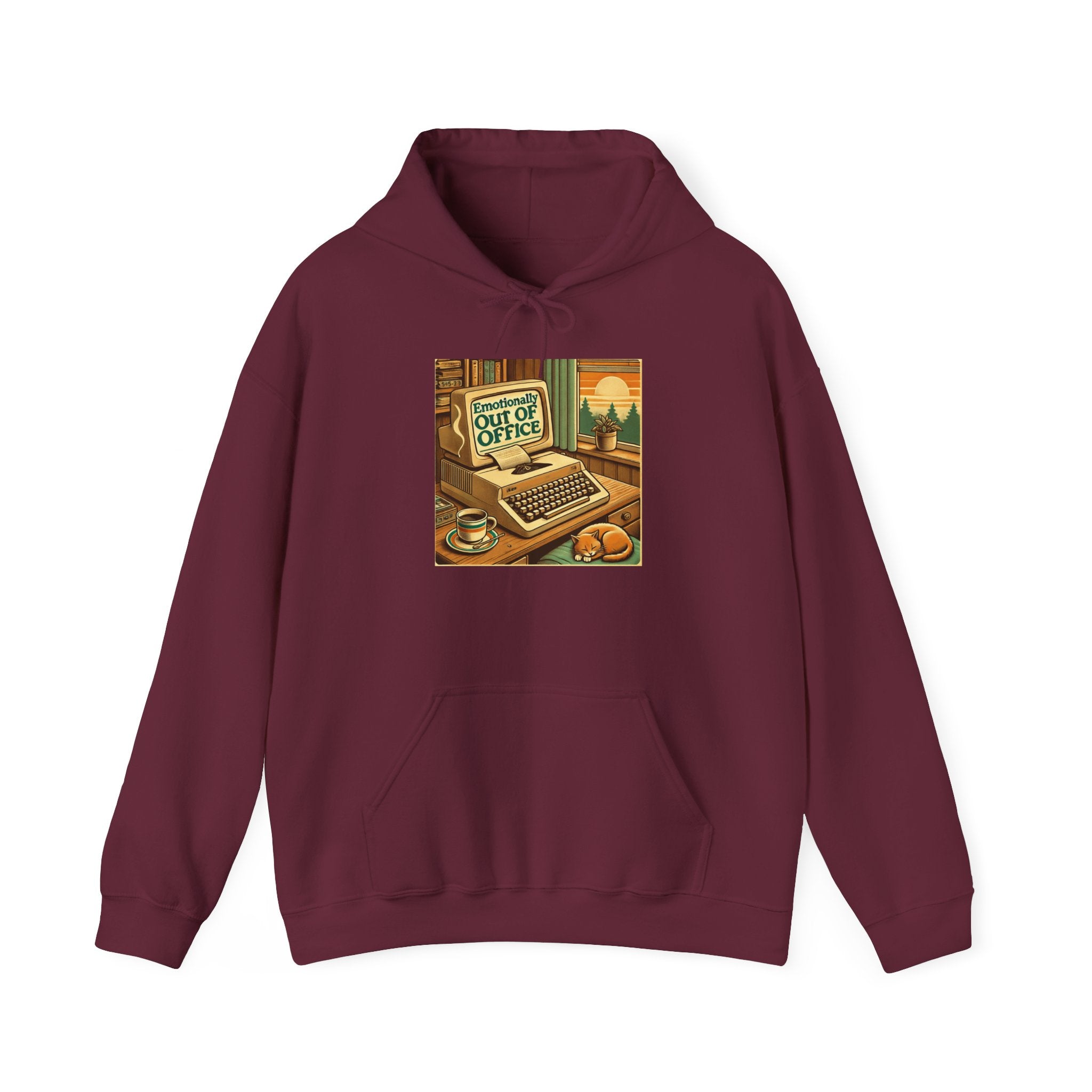 warm sweater vibe Drop Shoulder Hoodie