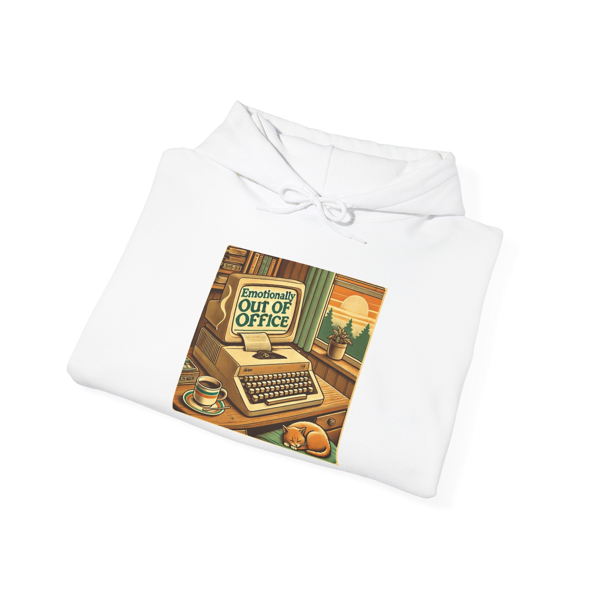 warm sweater vibe Drop Shoulder Hoodie