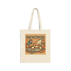 warm sweater vibe Canvas Tote
