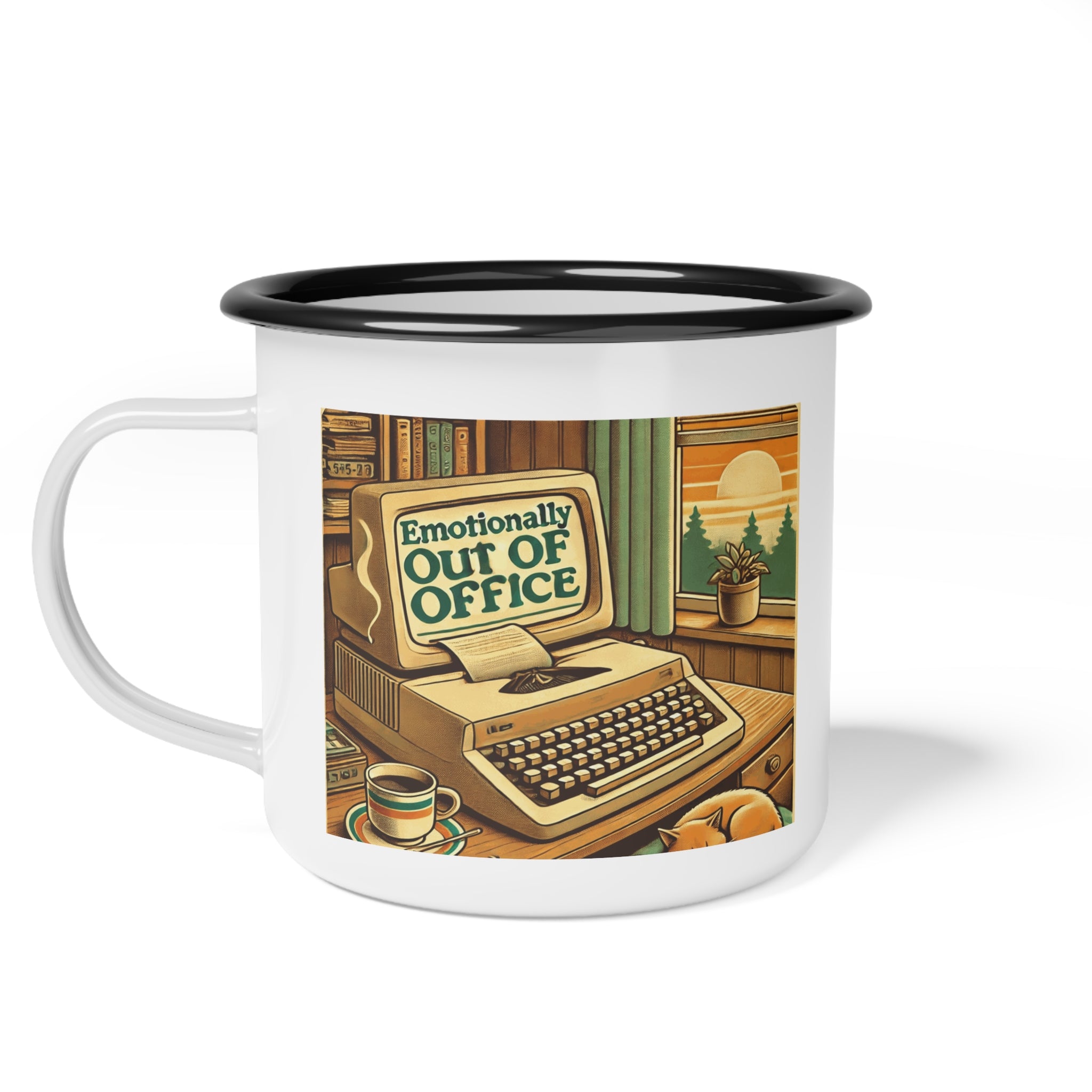 cozy loungewear Enamel Camp Cup