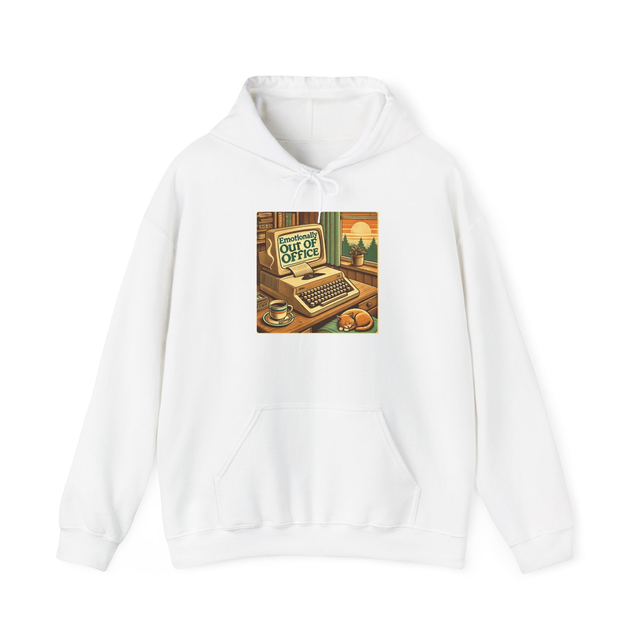 warm sweater vibe Drop Shoulder Hoodie