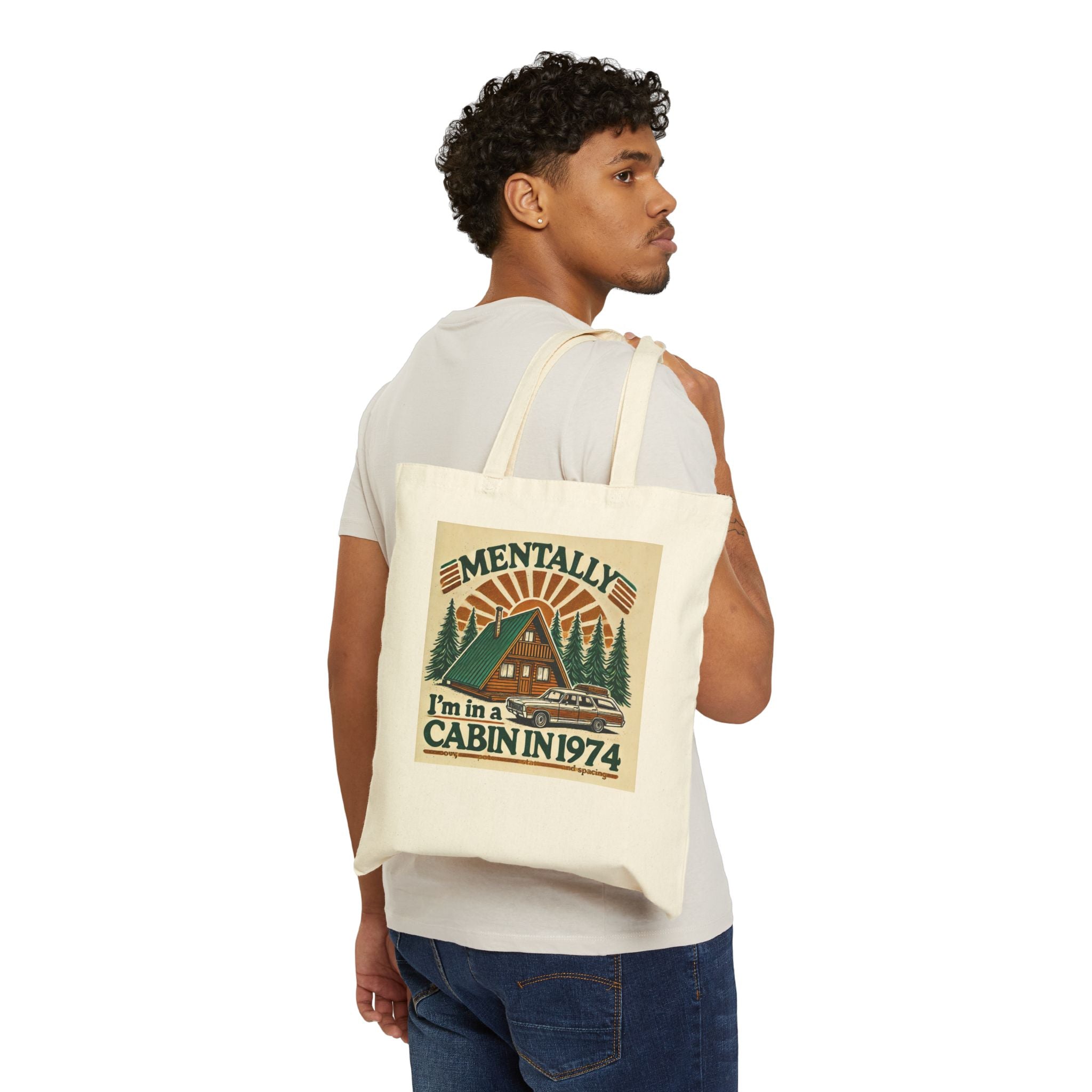 warm sweater vibe Canvas Tote