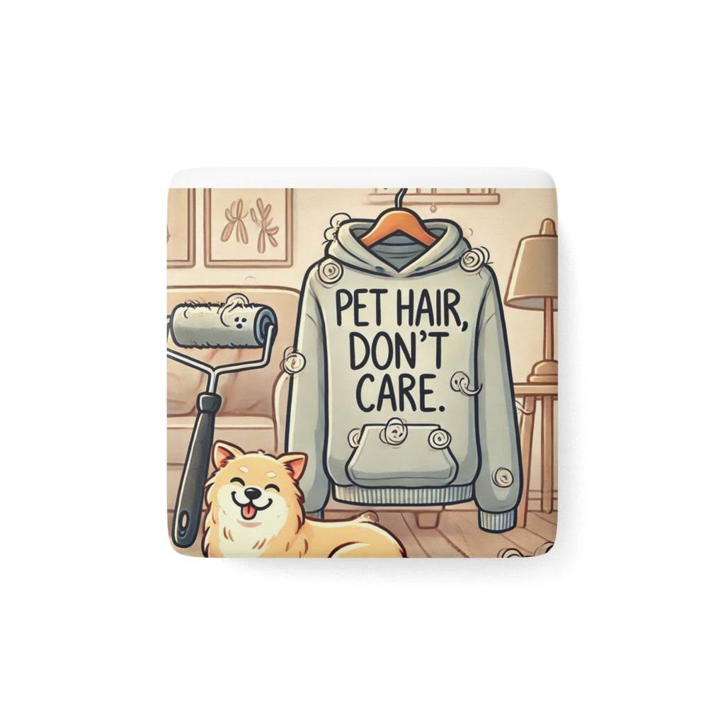 warm sweater vibe Porcelain Magnet