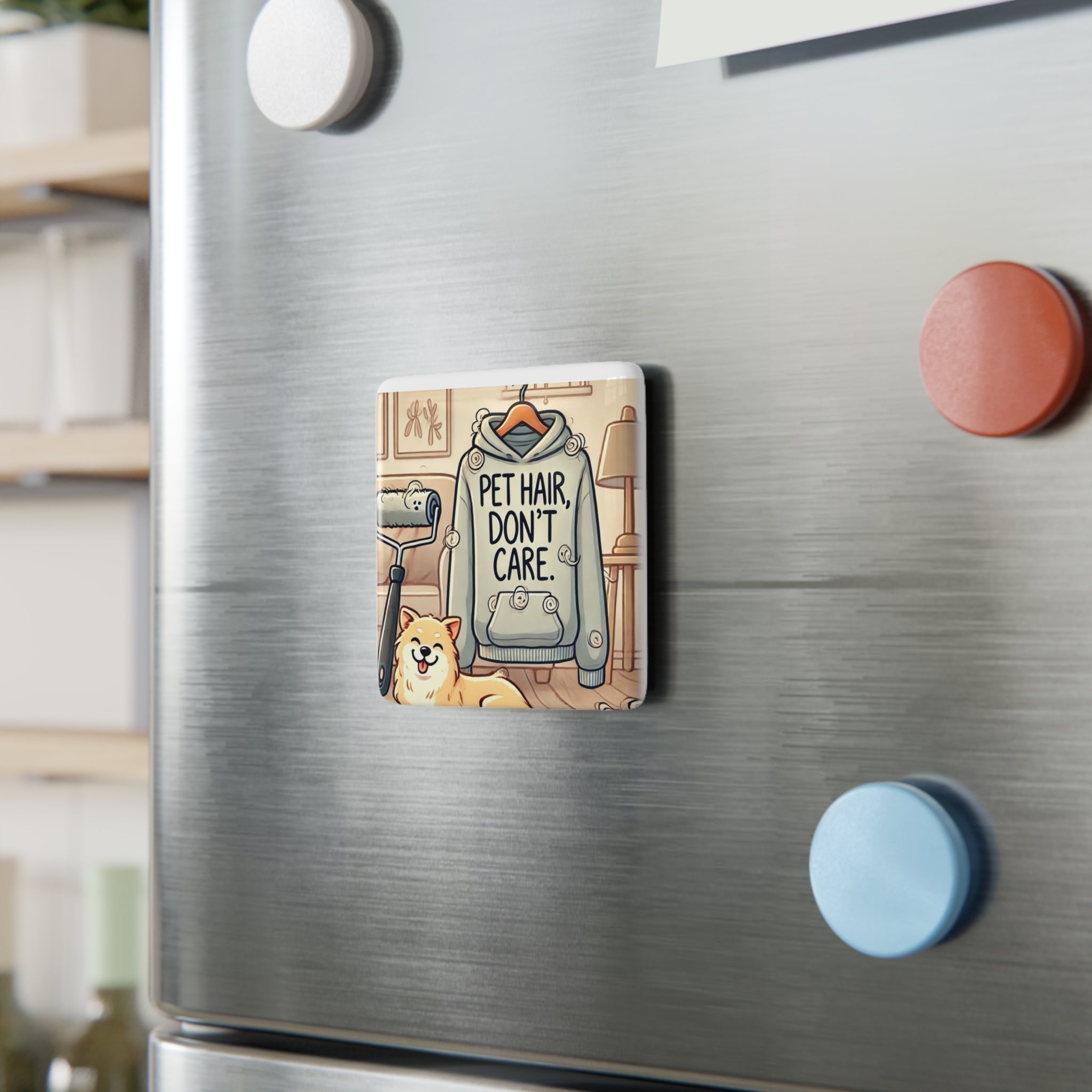 warm sweater vibe Porcelain Magnet