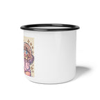 warm sweater vibe Enamel Camp Cup