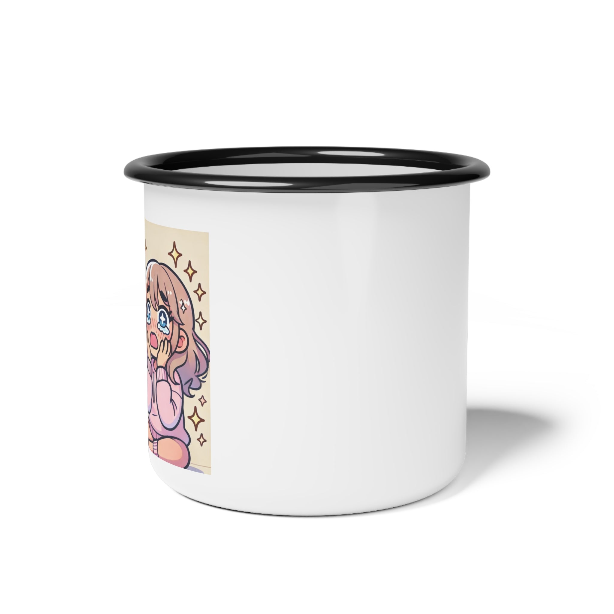 warm sweater vibe Enamel Camp Cup