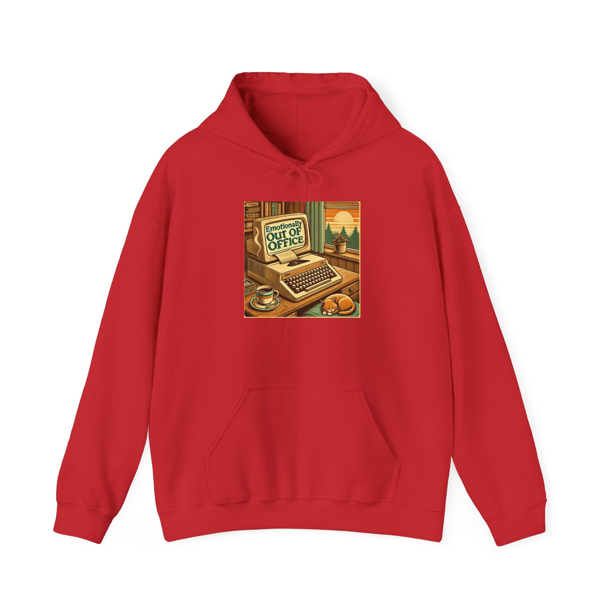 warm sweater vibe Drop Shoulder Hoodie
