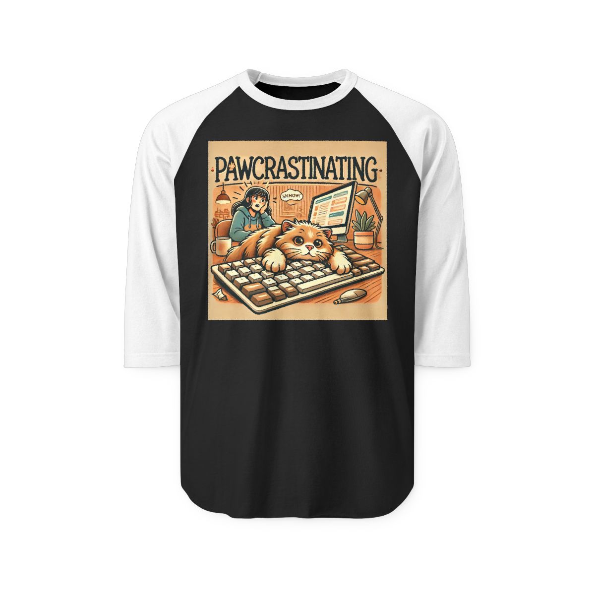 warm sweater vibe Raglan Tee